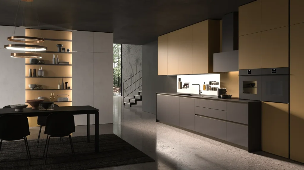 Cucina moderna progettata su misura
